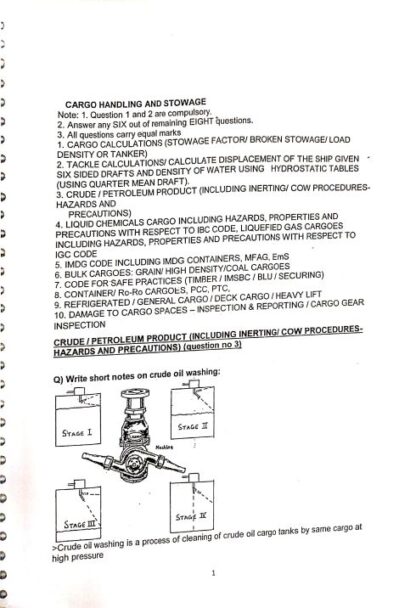 Cargo Theory Notes 2nd Mate (F.G.) NCV (NWKO)