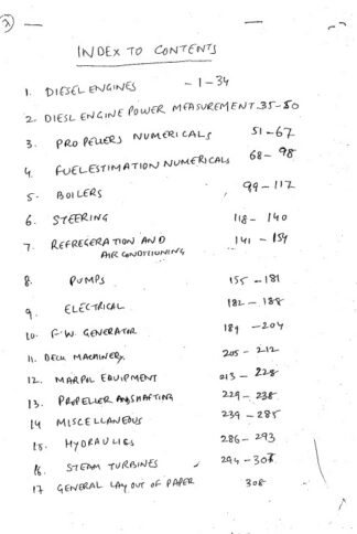 Engineering Knowledge Notes for Phase 2 Chief Mate - Oways Online