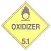 IMDG - Hazardous Materials Warning Placards - CLASS 5 OXIDIZER