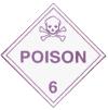 IMDG - Hazardous Materials Warning Placards - CLASS 6 POISON