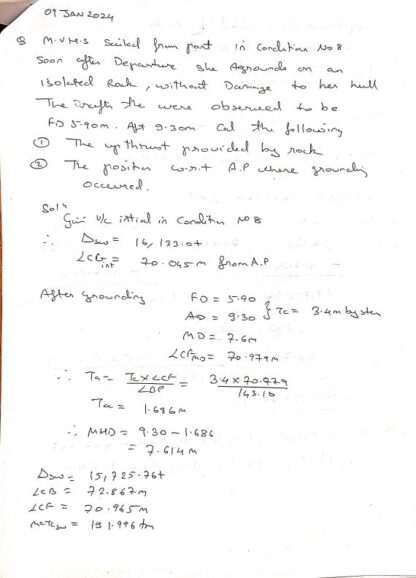Naval Arc - Solved Numericals - Phase I